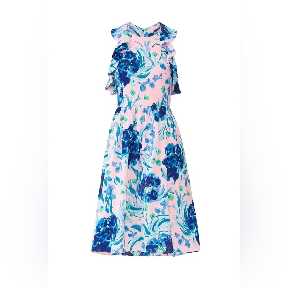 NWT Lilly Pulitzer Rory Dress Pink Tropics Sweet Pea Size 0 - Picture 1 of 12